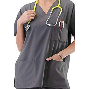 Haute qualité à la mode femme médicale haut gommage costume imprimé soins infirmiers gommages uniformes ensembles pour une utilisation à l'hôpital - Product Image 6