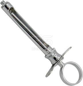 Cánula de seguridad profesional Manual de acero inoxidable de alta calidad, jeringa Dental autoaspirante, instrumentos quirúrgicos reutilizables CE - Product Image 4