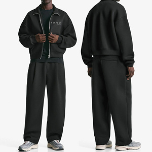 High quality 100% cotton Casual Men's Fashion Hoodie <b>set</b> With Custom Design sweatshirt <b>sets</b> Puff Print Embroidery tracksuits - Product Image 4