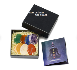 La mejor calidad, gran oferta, Natural, 7 piezas, curación Natural, Chakra, piedras preciosas, piedra de cristal, ágata, pedido a granel - Product Image 1