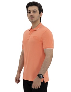 Polo personalizado para hombre de alta calidad 100% algodón de manga corta verano Casual patrón sólido polos/polos para hombre - Product Image 2