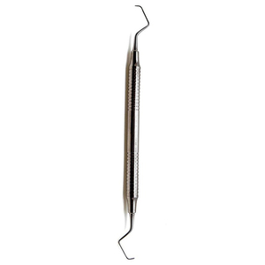 ที่ทำความสะอาดฟันสแตนเลสแบบแมนนวลด้ามคู่ - Product Image 4