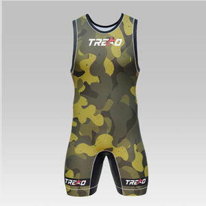 Custom MMA Stretch Wrestling <b>Singlet</b> for <b>Men</b> Breathable Anti-Wrinkle Quick Dry Spandex/Polyester Sportswear OEM Service - Product Image 5