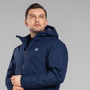 Veste bouffante veste d'hiver OEM hommes col montant veste bouffante conception personnalisée motif hiver automne fermeture éclair toile unie bas taux - Product Image 2