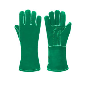 Gants de soudage en cuir de paume de haute qualité en gros OEM en cuir fendu de haute qualité meilleure sécurité pour hommes 7 oz 16INCH respirant - Product Image 3