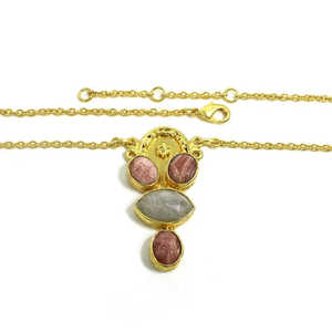 Vente de gros Collier cristal pierre précieuse rhodochrosite - Product Image 4