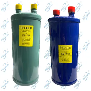 PEW Series High Quality Refrigeration Parts Gas Liquid Separator For Condensing Unit