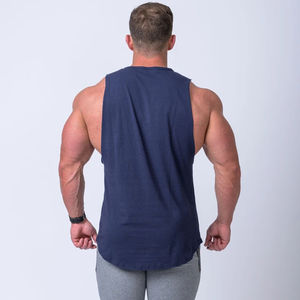 Fitness Gym Wear <b>Tank</b> <b>Tops</b> <b>Men</b> Clothing Manufacturer Wholesale High Quality Gym Workout Fitness Singlet Wholesale Rate Price - Product Image 6