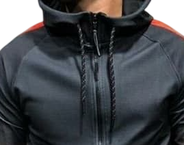 Veste légère d'hiver pour homme à col montant avec logo personnalisable sur le devant, en tissu 100% coton respirant - Product Image 5