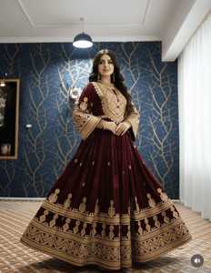 Vente flash, meilleur prix, robes afghanes Kutchi, style ethnique, robe afghane faite à la main pour femmes avec veste pour hommes, culture afghane, robe de mariage - Product Image 4