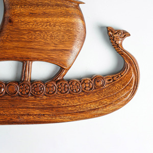 ไม้แกะสลักมือรูปเรือไม้สำหรับตกแต่งภายใน - Product Image 4