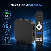 Ihomelife YSE-3518 Set Top Box Android 14, Reproductor Multimedia de Streaming con WiFi Dual, Smart TV Box 4K Android