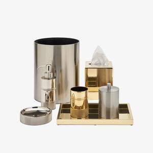 Juego de Baño de Metal Inteligente para Accesorios de Baño Organizados con Diseño Minimalista y Elegante - Product Image 1