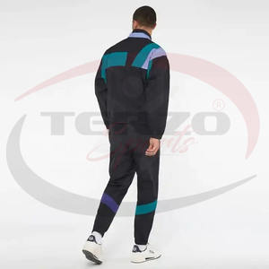 Conjunto de chándal cortavientos para hombre de talla grande estampado ligero de poliéster nailon impermeable para exteriores chándal cortavientos para hombre - Product Image 2