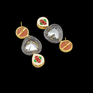 Venta caliente de moda pendiente de moda Fabricante Proveedor 18K Chapado en oro Pendientes de fusión - Product Image 5