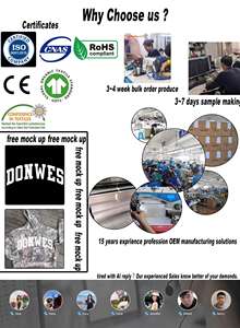 ชุดวอร์มผ้าฝ้ายเฟรนช์เทอร์รี่ 100% พิมพ์ลายสกรีน เสื้อฮู้ดดี้และกางเกงขายาว ชุดแทรคสูทแบบดิสเทรส แพทช์ แอซิดวอช สำหรับผู้ชาย - Product Image 3