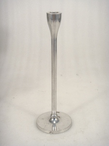 <b>Silver</b> Metal Pillar Candle Stand for Home Decor - Product Image 2