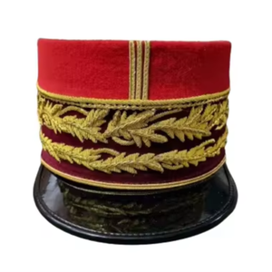 Nouveau service 2025, logo personnalisé, 100% laine, uniforme, casquette d'inspecteur de la Première Guerre mondiale, casquette de station - Product Image 1