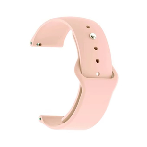 JD1606 Pink Unisex Sports <b>Watch</b> Band Soft Lightweight Breathable Comfortable Adjustable Water-Resistant Silicone 20-22mm <b>Watch</b> - Product Image 1