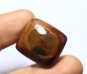 อัญมณีตาเสือที่สวยงามบําบัดเบาะคริสตัลรูปร่างตาเสือ Cabochon อัญมณีขัดเงาเรียบ - Product Image 2