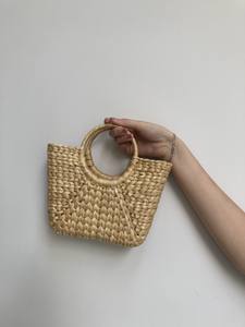<b>Straw</b> Tote <b>Bag</b> Pretty <b>Woven</b> <b>Bag</b> for Girls - Can Mix With Many Outfits 99 GD VietNam - Product Image 6