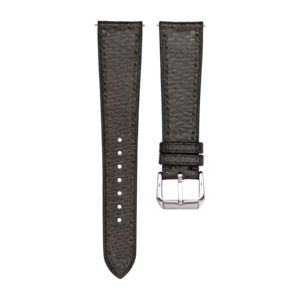 Bracelet de montre en cuir de serpent Karung à grain unique, logo/taille/longueur personnalisés, résistant aux intempéries, cuir de luxe, atelier de boutique - Product Image 4