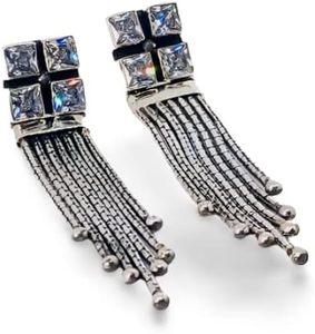 Pendientes de Plata de Ley 925 con Circonita Natural, Piedra de Nacimiento Genuina, Joyería Hecha a Mano para Compromiso - Product Image 1