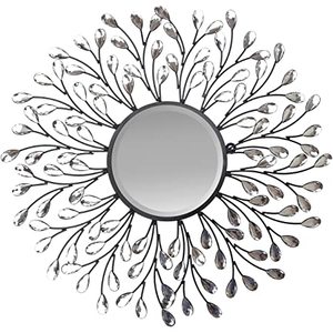Trend Selling Iron <b>Mirror</b> Art <b>Irregular</b> Circular Living Room Metal Frame Wall <b>Mirror</b> Decor Christmas Vintage Luxury Space Casual - Product Image 2