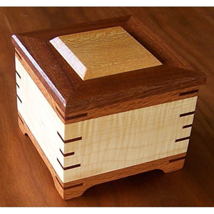Nueva llegada OEM estilo americano urna de madera estilo agradable memorable para mascotas y humanos de suministros funerarios de Vietnam - Product Image 3