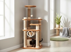 Rascador Amistar “Patrissa” de alta calidad para gatos y gatitos de todas las edades y tamaños. - Product Image 2