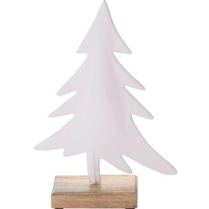Modern Silver Metal Aluminium <b>Christmas</b> <b>Tree</b> Sculpture Handmade with Natural Wooden Base Festive Home <b>Tabletop</b> Excellent Price - Product Image 6