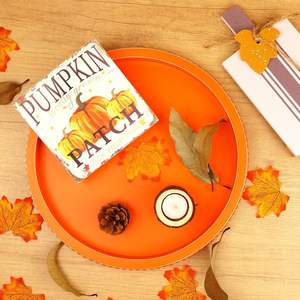 Plateau de service en bois avec perles, décoration de mariage artisanale pour la maison et la table à manger - Product Image 2