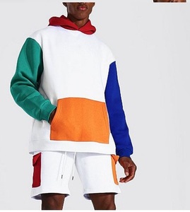 Conjunto de Sudadera con Capucha y Pantalones Cortos de Algodón de Alta Calidad Personalizado, Transpirable y de Secado Rápido para Hombre - Product Image 1