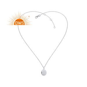 Collar con colgante de plata de ley fina de último diseño, joyería personalizada para mujer, regalo para ella - Product Image 1