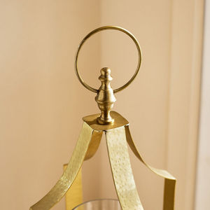 Portavelas de Metal Dorado con Diseño de Corona, Estilo Huracán, para Decoración de Ramadán, Centro de Mesa, Último Modelo 2026 - Product Image 3