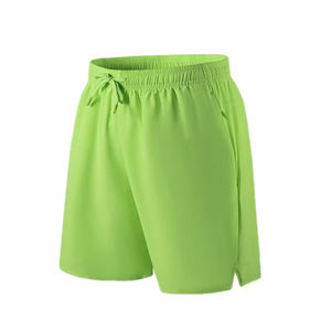 Pantalones cortos de tendencia regular con estilo de verano para hombre 2025, ropa activa transpirable, pantalones cortos informales con cintura elástica para gimnasio para hombre - Product Image 4