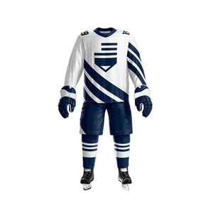 Confortable uniforme de hockey sur glace respirant à prix réduit logo personnalisé professionnel le plus vendu OEM de hockey sur glace de qualité professionnelle vente en gros - Product Image 4