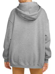 เสื้อฮู้ด & เสื้อสเวตเตอร์ผ้าฝ้ายสำหรับผู้หญิงใหม่ไซส์ใหญ่พิเศษมี100% กำหนดเองมีฮู้ดทรงแบ็กกี้ฟิตวางไหล่สำหรับผู้หญิง - Product Image 6