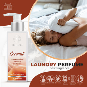 Aromatika Sweet Coconut Fragrance Concentrated Laundry Perfume 200ml Pump Bottle Fabric Softener for Clothing Care - Product Image 4