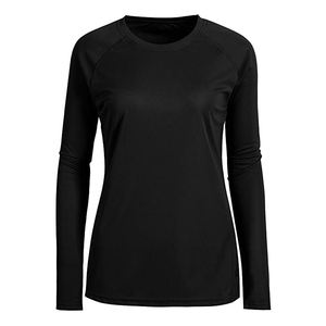 Women's <b>long</b> <b>sleeve</b> <b>t</b>-<b>shirts</b> sportswear fitness tops plus-size <b>shirts</b> polyester Spandex gym clothing and yoga tops - Product Image 1