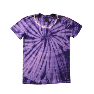 Alta calidad 100% algodón hombres logotipo personalizado Tie Dye ácido lavado camiseta de gran tamaño Camisetas cuello redondo - Product Image 2