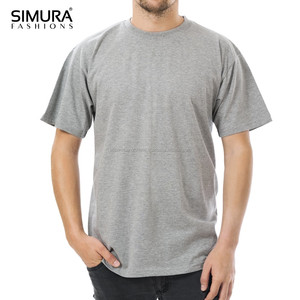T-shirt pour homme en coton, à épaules tombantes, écologique, à séchage rapide, orienté vers l'exportation, à manches courtes, col rond, élégant, grande taille, fabriqué au Bangladesh - Product Image 3