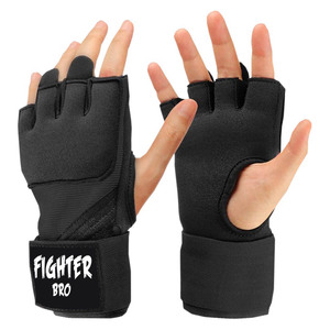 Guantes de Boxeo con Protección de Neopreno para los Nudillos, Soporte para las Manos para Entrenamiento de Muay Thai, Guantes de Boxeo de Neopreno - Product Image 1