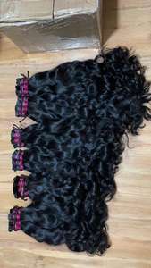 Venta al por mayor 100% Cutícula Alineada Alta Calidad 30 Pulgadas Ondas Indio Remy Virgen Paquetes de Cabello Humano Modelo Extensiones de Cuerpo HairX - Product Image 5