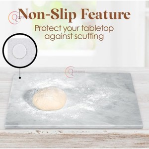 Bloc à découper en marbre blanc pur rectangulaire de luxe fait à la main ustensiles de cuisine attrayants vaisselle prix compétitif planche à découper - Product Image 4