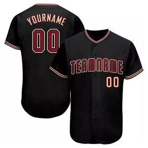 Uniforme de Béisbol Personalizado para Clubes, Escuelas o Torneos con Nombre del Jugador, Logotipo Sublimado, Poliéster de Secado Rápido, OEM - Product Image 1