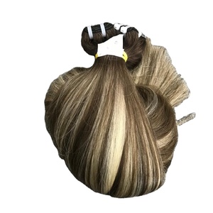 Extensiones de cabello humano de doble trama, máquina de pelo Remy vietnamita con cutícula alineada, nuevo diseño, fábrica al por mayor, 2023 - Product Image 1