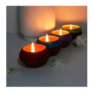 Factory Custom Vintage Style Wooden Bowl Candle Stand Scented Candles Holders Home Decor Luxury Candlesticks Pillar Holders - Product Image 1