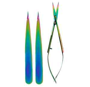 Kit de aseo de cejas de precisión con tijera para cejas y pinzas para cejas La mejor herramienta para recortar y dar forma a las cejas rebeldes Muestra gratis - Product Image 1