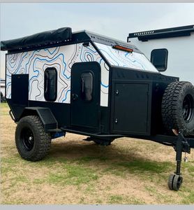 Livraison rapide, mini caravane en forme de larme, camping-car de voyage, remorques de camping, imperméable, moderne, avec douche, achetez maintenant, prix bas. - Product Image 1